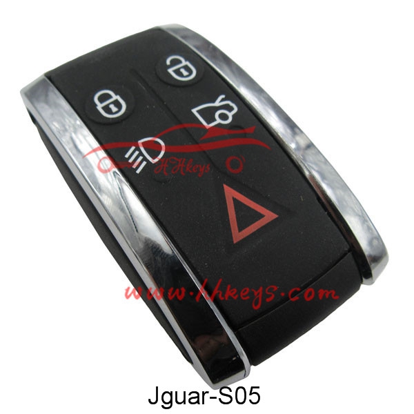 Jaguar 5 Buttons Smart Remote Key Fob With Blade