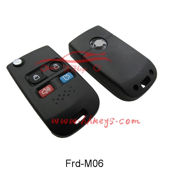 Ford 3+1 Buttons Modified Flip Key Shell