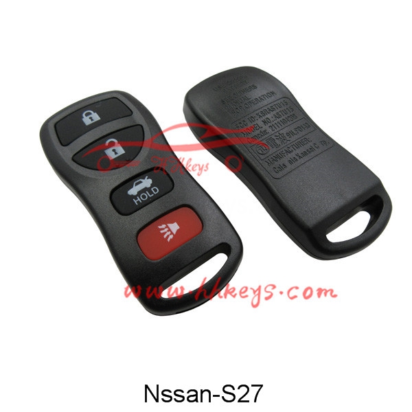 Nissan Tiida 3+1 Buttons Remote Key Case