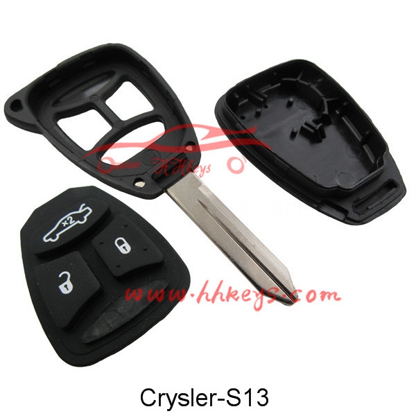 Hot Sale for Car Key Programming Equipment -
Chrysler 3 Buttons remote key shell – Hou Hui detail pictures