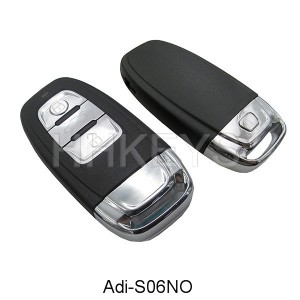 Audi Q5 3 Buttons Smart Remote Key Shell With Battery Clip With Blade No Logo