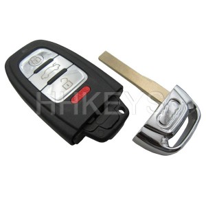 3+1 Buttons Smart Key Shell For Audi Q5