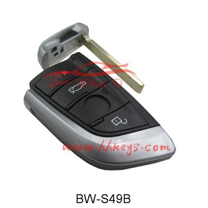 BMW 3+1 Button Black Smart Key Shell