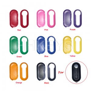 Multi-Color Replacement Remote Cover for Fiat 500 Flip Key