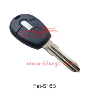 New Style Blue Fiat Palio Transponder Key Shell (GT15R)