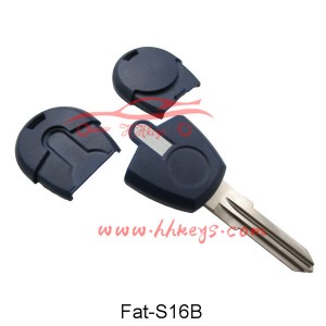 New Style Blue Fiat Palio Transponder Key Shell (GT15R)
