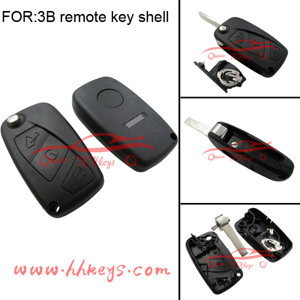 Fiat Iveco 3 button remote key CE0678 Silga 55215310000 434MHz Megamos ID48