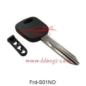 Ford Transponder Key Shell With Plug No Logo