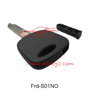 Ford Transponder Key Shell With Plug No Logo