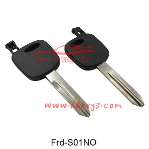 Ford Transponder Key Shell With Plug No Logo