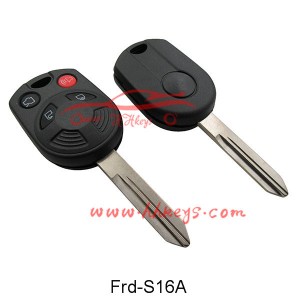 Ford 3+1 Buttons Remote key shell