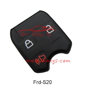 Ford 2+1 Buttons Remote Rubber pad