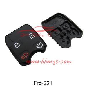 Ford 3 + 1 Buttons Remote Rubber pard