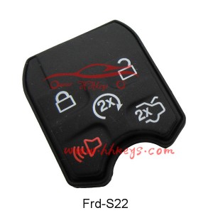 Ford 5+1 Buttons Remote Rubber pad