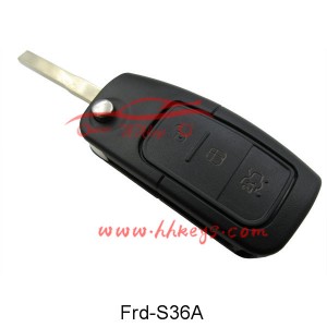 Ford Focus 3 Buttons Flip Key Shell (*2 button)