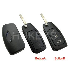 Ford Focus 3 Buttons Flip Key Shell (*2 button)