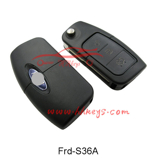 High Quality for Auto Key -
 Ford Focus 3 Buttons Flip Key Shell (*2 button) – Hou Hui