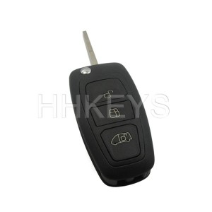 Ford Transit 3 Button Flip Key Shell With HU101 Blade