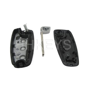 Ford Transit 3 Button Flip Key Shell With HU101 Blade