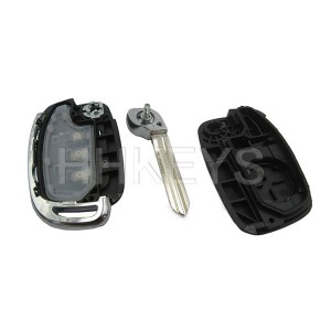 3 Buttons Remote Key Shell For Hyundai I20 2017+