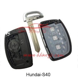 Hyundai 3 Buttons Smart Key Shell
