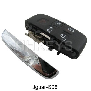 Jaguar 4+1 Buttons Smart Key Shell