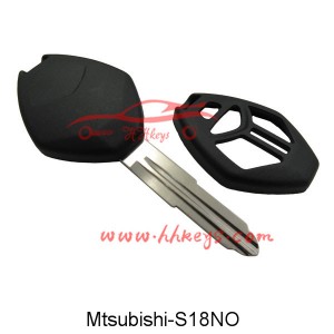 Mitsubishi 3+1 Buttons Remote Key Shell With Right Blade No Button No Logo