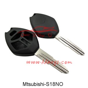 Mitsubishi 3+1 Buttons Remote Key Shell With Right Blade No Button No Logo