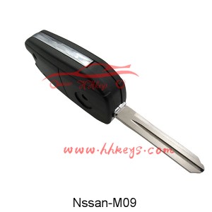 Nissan 2 Buttons modified flip key shell