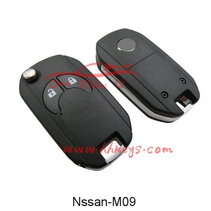 Nissan 2 Buttons შეცვლილია flip გასაღები shell