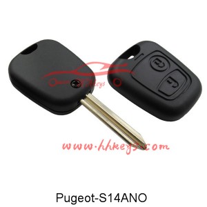 Peugeot 2 Button Remote Key Shell No Logo(X type)