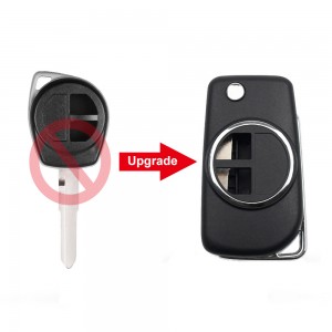 New Modified Flip Key Shell For SUZUKI SWIFT SX4 ALTO  Car Key Housing With HU133R blade