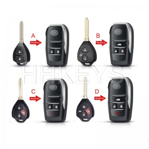 New Modified Flip Key Shell For Toyota Car Keys