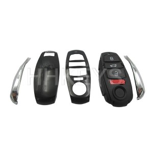 VW Touareg 3+1 Buttons Smart Key Shell