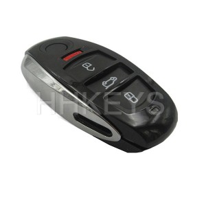 VW Touareg 3+1 Buttons Smart Key Shell