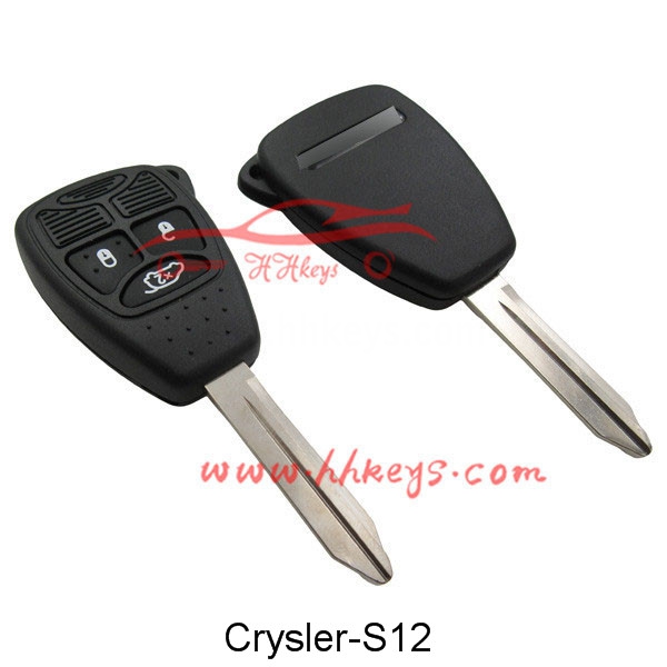 Chrysler 3 кнопкі дыстанцыйнага ключа абалонка