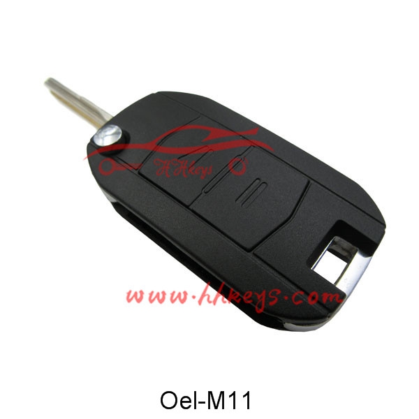 Opel 2 Button Modified Flip Remote Key Fob (YM28)