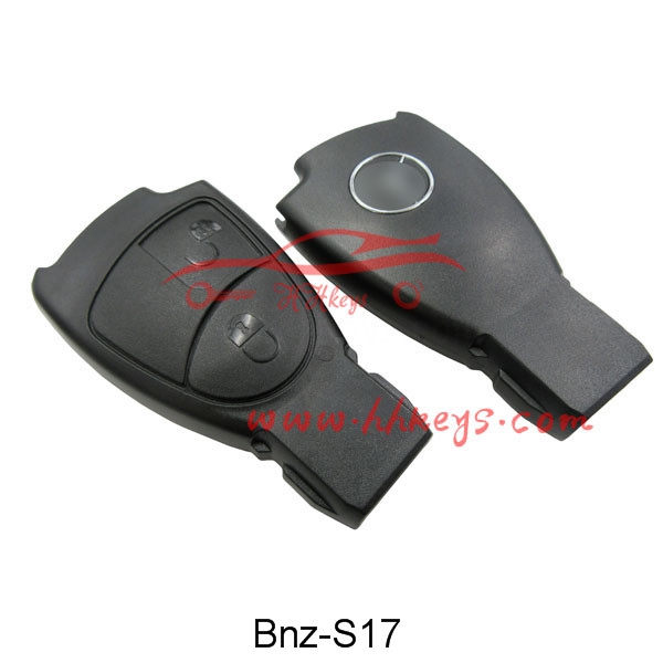 Newly ArrivalCar Lock Decoder -
 Benz 2 Button Smart Key Shell (No Battery Clip, No Blade，With Logo) – Hou Hui