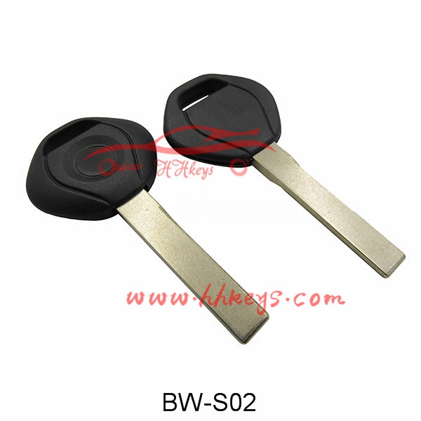 BMW 2 Track Transponder Key Shell Marked Logo(HU92 Blade)