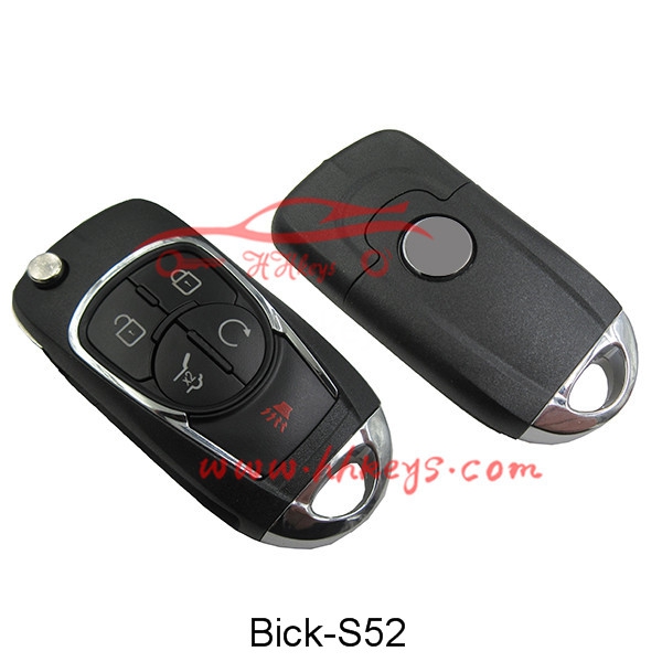 Buick ကား 4 + 1 ခလုတ် Key ကို Blank က Flip