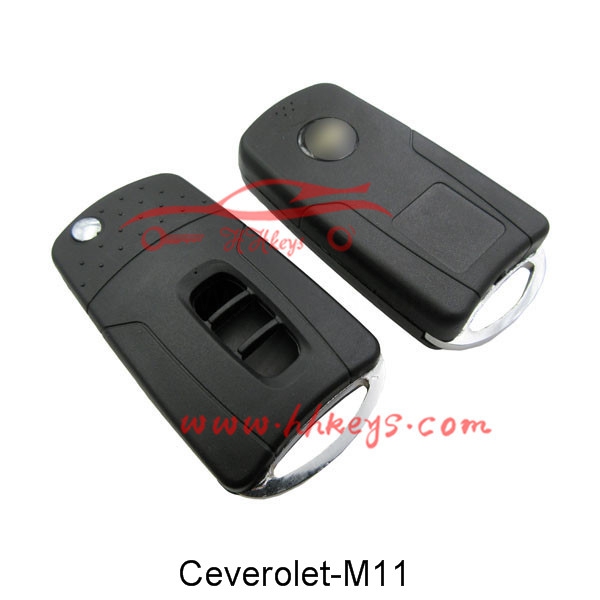 Chevrolet Captiva 3 Buttons Modified Flip Key Shell With Left Blade No Button
