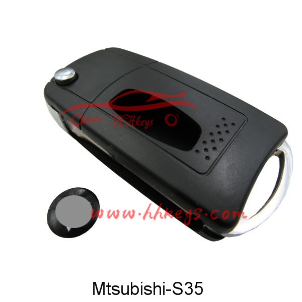 Cheap PriceList for Automobile Key -
 Mitsubishi 2 Buttons Remote key shell – Hou Hui