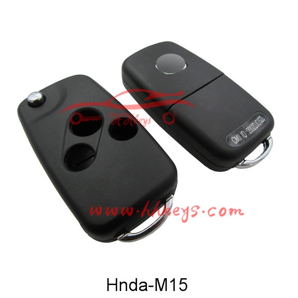 Rapid Delivery for Transponder Chip -
 Honda 3 Buttons Modified Flip Key Shell No Buttons – Hou Hui