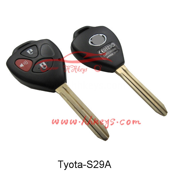 factory low price Car Key Chip -
 Toyota 2+1 Buttons Remote key shell – Hou Hui