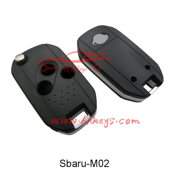 Subaru 3 Buttons Modified Flip Key Shell