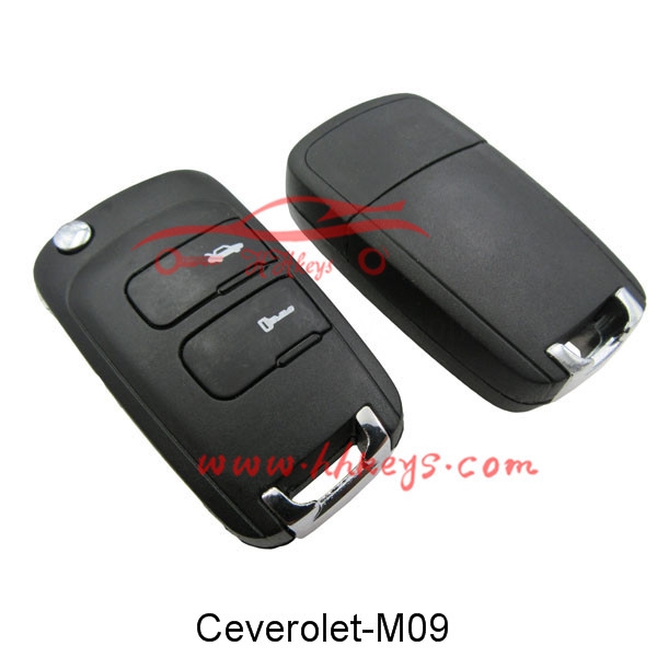 Chevrolet Epica New 2 Buttons Flip Blank Key With Left Blade