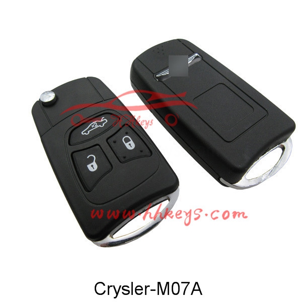 Chrysler 3 Buttons Modified Remote key shell Big Buttons