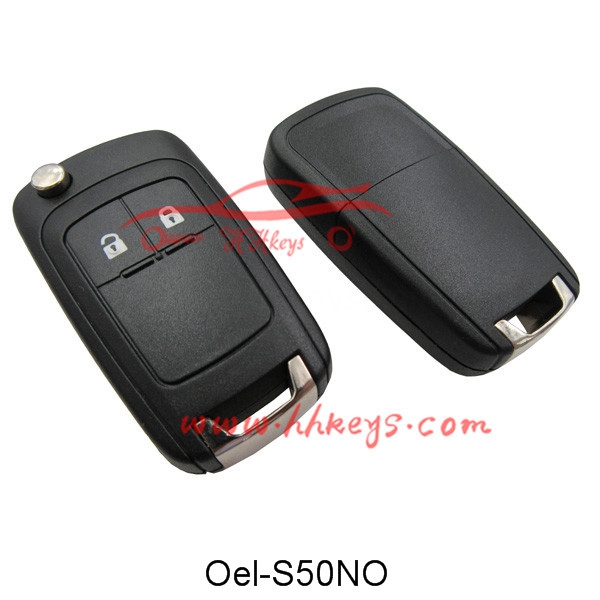 Factory directly supply Defu-2as Car Key Copy Machine -
 Opel Insignia 2 Button Remote Flip Key Shell No Logo – Hou Hui