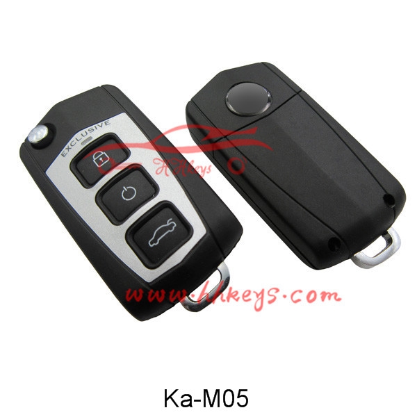 Kia Sorento 3 Buttons Modified Flip Key Shell Right Blade(KIA3R)