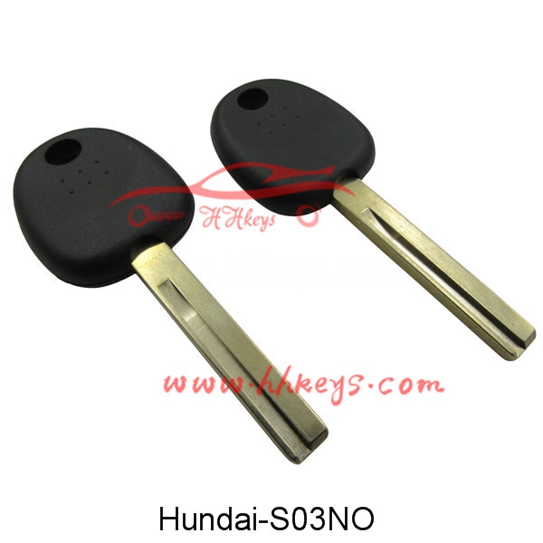 Hyundai Transponder key shell no logo